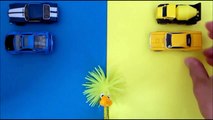 Learning Red Blue Yellow Street Vehicles for Kids (35 Mins) - Cars & Trucks by Hot Wheels