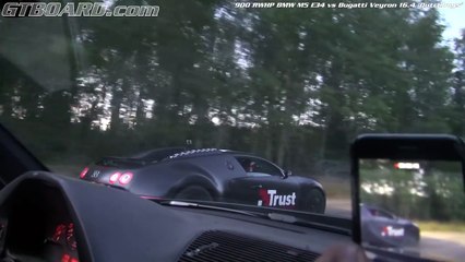 BMW view 900 HP M5 vs Bugatti Veyron