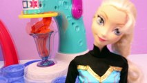 Play Doh - Disney Frozen Elsa Anna Playdough Magic Swirl Ice Cream Shoppe Barbie Doll Epis