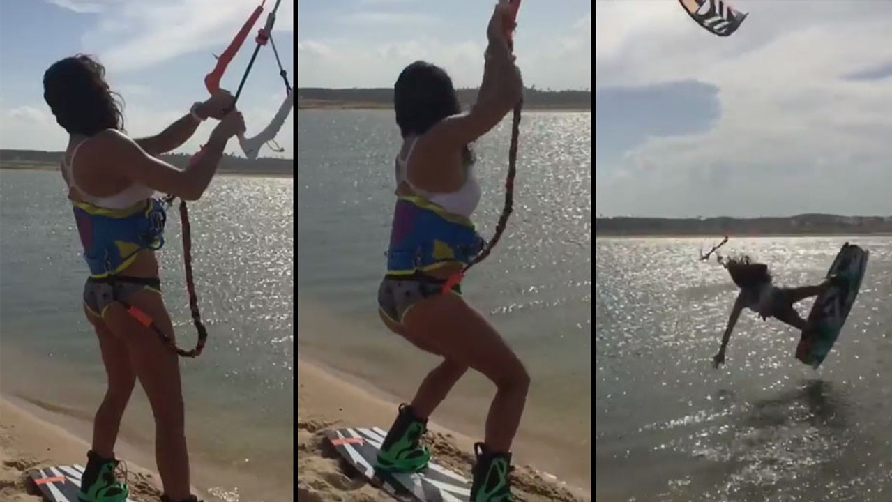 Fail en kitesurf