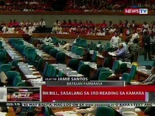 QRT: RH Bill, sasalang sa 3rd reading sa Kamara