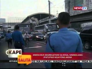 KB: MMDA bus segregation scheme, sisimulang ipatupad ngayong araw