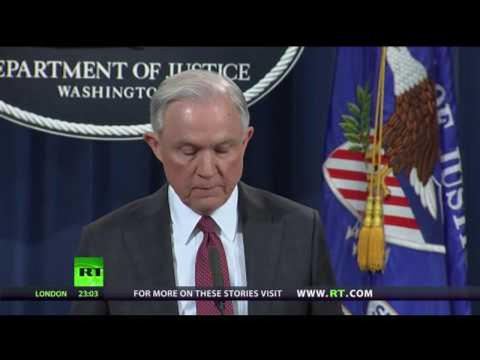 Guilty by association: US attorney general addresses controversy over links to Russia