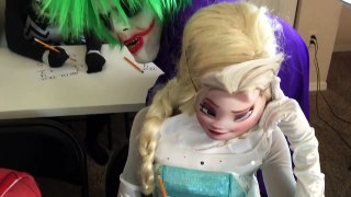 Frozen Elsa GUMBALL BINGE! w/ Spiderman Joker Anna Hulk Bloody Eyes Play Doh Stop Motion S