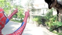 Giant Spiderman Versus Giant T-Rex! Superheroes Fun Venom Joker spiderman muscle Action Movie irl