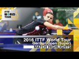 German Open 2016 Highlights: APOLONIA Tiago vs SAMSONOV Vladimir (R32)