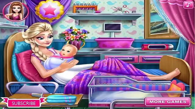 И Детка ребенок рождение дисней Эльза для замороженный замороженные Игры девушки беременные воскрешение вампир