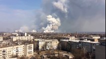 Explosions d'un dépôt d'armes en Ukraine (23 mars)