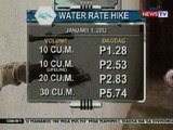 NTG: Maynilad at Manila Water, magpapatupad ng water rate hike sa Enero