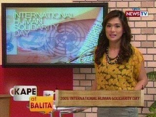 KB: Panghimagas: International Human Solidarity Day