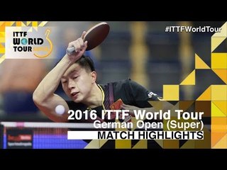 Download Video: German Open 2016 Highlights: MA Long vs GROTH Jonathan (R32)