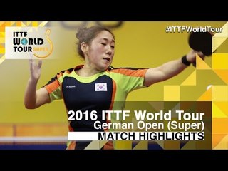 German Open 2016 Highlights: HU Limei vs PARK Youngsook (Pre)