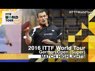 German Open 2016 Highlights: FEGERL Stefan vs WALTHER Ricardo (Pre)