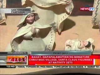BT: Bahay sa Pampanga, napapalamutian ng miniature Christmas village, Santa Claus at Nativity sets