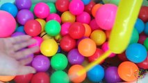 9 Wet Balloons Compilation Funny Faces water Balloon Finger Song TOP Learn Colours Collect