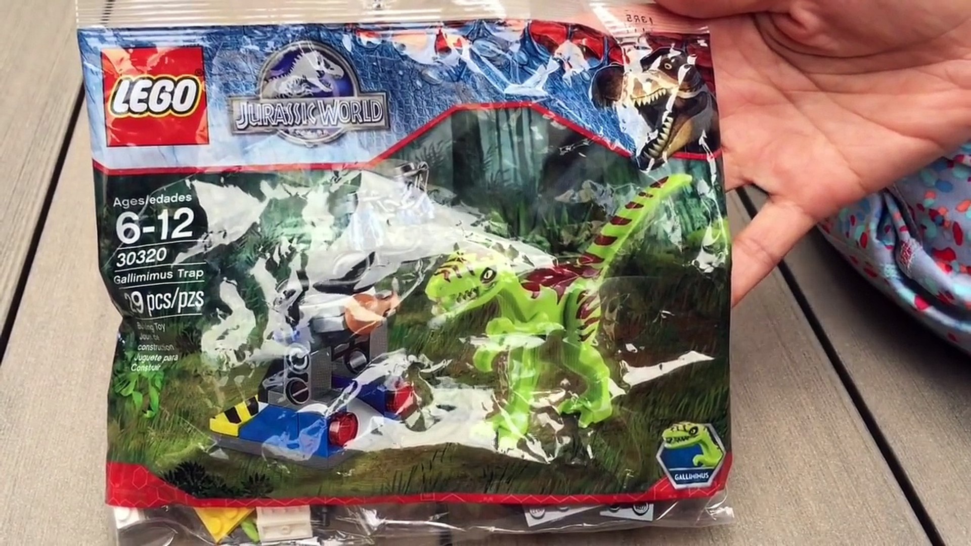 lego gallimimus trap