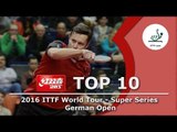 DHS ITTF Top 10 Shots - 2016 ITTF German Open