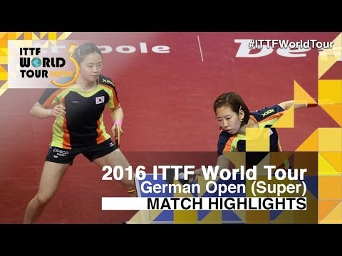 German Open 2016 Highlights: JEON Jihee/YANG Haeun vs HAN Ying/IVANCAN Irene (Final)