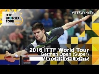 Download Video: German Open 2016 Highlights: CHUANG Chih-Yuan vs OVTCHAROV Dimitrij (1/4)