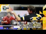 German Open 2016 Highlights: BOLL Timo vs GACINA Andrej (R16)