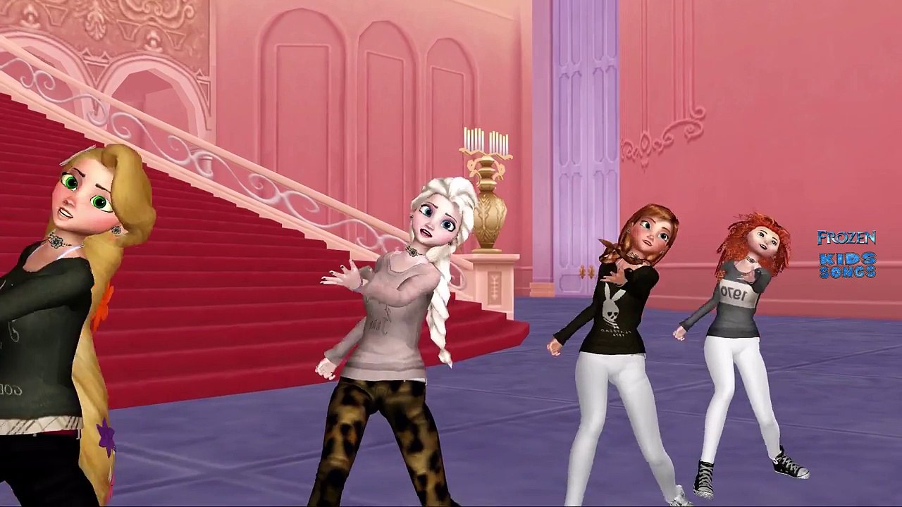 Frozen Elsa Cartoon Hokey Pokey Dance for Children | Twinkle Twinkle Little Star Nursery R