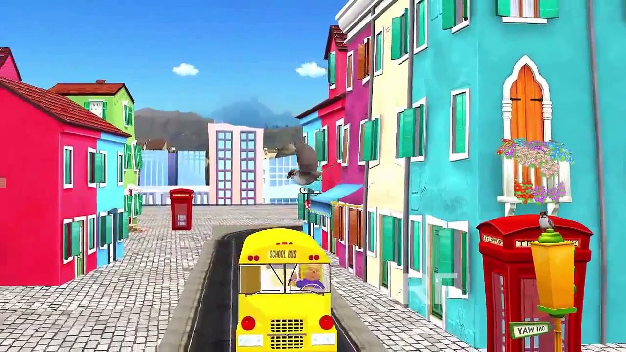 Wheels On The Bus Childrens Nursery Rhymes- Kids & Baby Songs