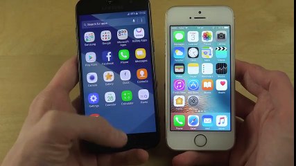 Samsung Galaxy A3 2017 vs. iPhone SE - Which Is Faster-!