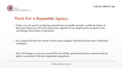 The 3 Things You Should Know If You Want To Work As A Bodyguard In Sydney