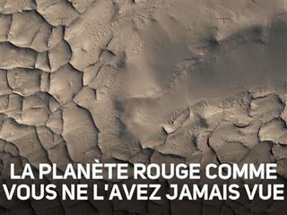 Vol imaginaire au-dessus des paysages de Mars