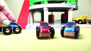 Мультик про машинки: Автосервис и парковка в городе Брио: Развивающий мультик с игрушками