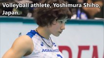 Japanese volleyball athlete Shiho Yoshimura, Japan.吉村志穂