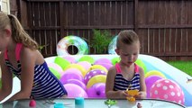 Biggest Pool & Balloons Surprise Toys Hunt - FINDING DORY CHALLENGE - Shopkins Frozen My L
