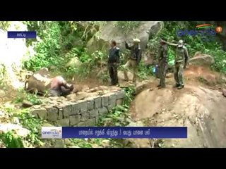 ஊட்டி அருகே பாறையில் கால் சறுக்கி 100 அடி பள்ளத்தில் விழுந்த குட்டியானை பலி