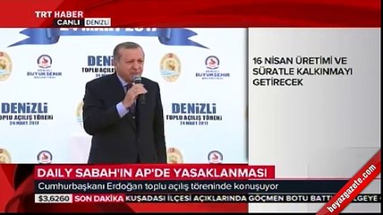 Cumhurbaşkanı Erdoğan: Siz Erdoğan'a diktatör dedikçe...