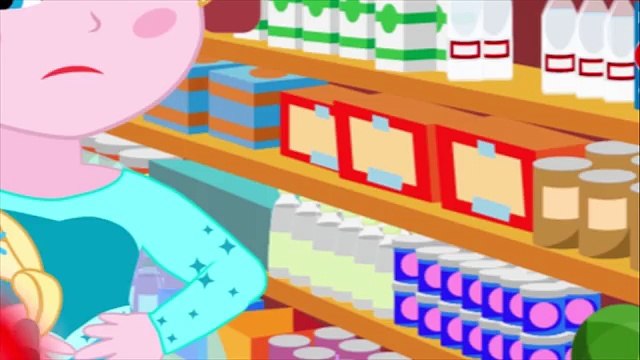 Маша и Дора Дети на в супермаркет Новые функции эпизоды 4. сюрприз Яйца и играть доч питомник