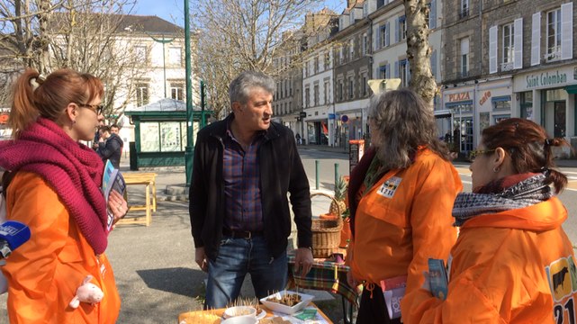 Échauffourées entre les agriculteurs et les militants L214