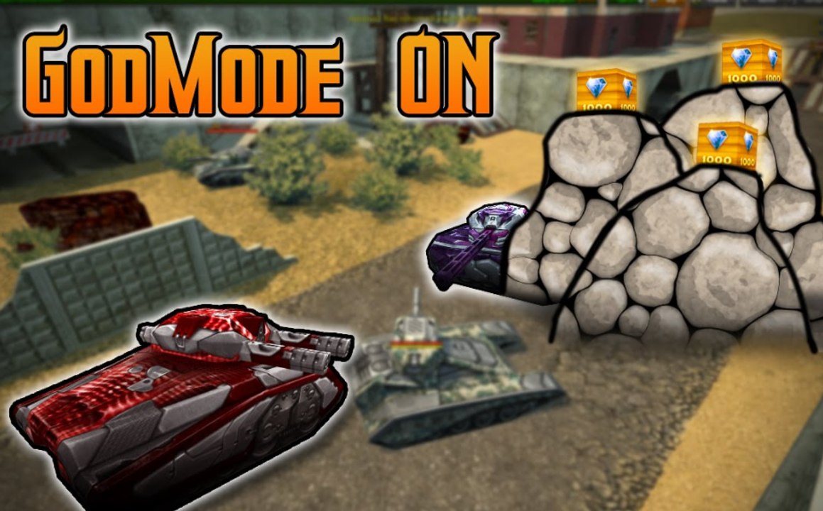 Tanki Online - Godmode_ON - Kill me for 3 Gold Boxes #1