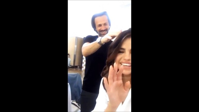 Selena Gomez On Theresa Mingus Instagram Live - Bts Pantene Photoshoot