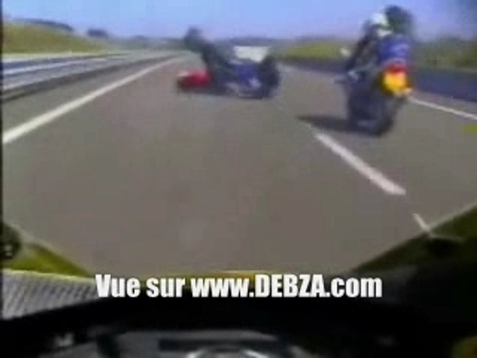 chute de moto aie aie