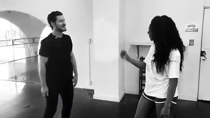 Normani Kordei Teaches Val ‘Work From Home’ Dance At ‘DWTS’