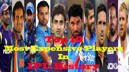Top 10 most expensive players in IPL history