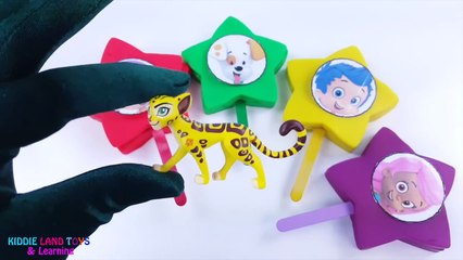 Best Learn Colors Video for Kids Bubble Guppies Play-doh Lollipops Peppa Pig Trolls Jumbo