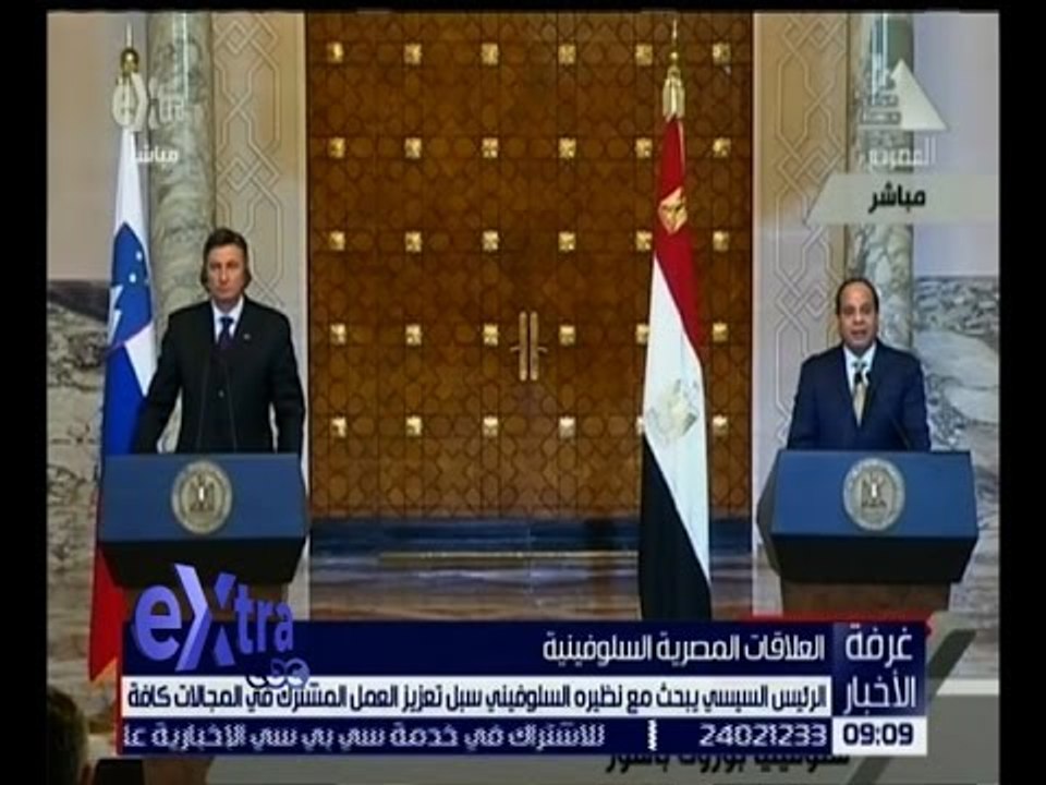 غرفة الأخبار | الرئيس السيسي يبحث مع نظيره السل...