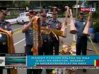 BP: Malalakas na uri ng paputok, nakumpiska