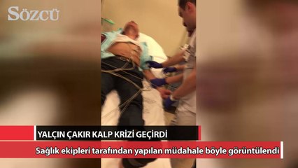 Yalçın Çakır'a müdahale anı kamerada!