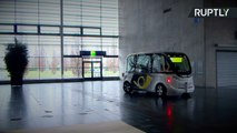 CeBIT Visitors Take a Ride on PostBus Self-Driving Shuttle