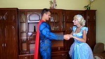 Superman Kissing princess Marian! Spiderman weeps!? - Funny Superhero Movie in Real Life :