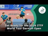 Get Ready for 2016 ITTF World Tour German Open