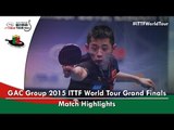 2015 World Tour Grand Finals Highlights: ZHANG Jike vs OSHIMA Yuya (1/4)