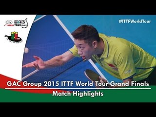 下载视频: 2015 World Tour Grand Finals Highlights: FAN Zhendong vs XU Xin (1/2)